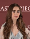 Lily Collins at the New York Premiere of Les Miserables on Masterpiece on PBS